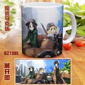 BZ1395-少女终末旅行动漫彩印马克杯