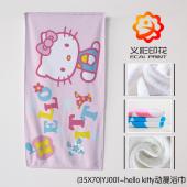 (35X70)YJ001-hello kitty动漫浴巾
