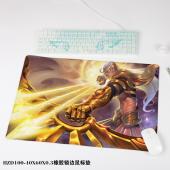 HZD100-王者荣耀游戏 40X60X0.3橡胶锁边鼠标垫