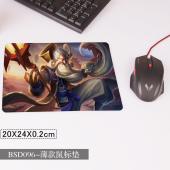BSD096-王者荣耀 彩印布面20X24X0.2薄款鼠标垫
