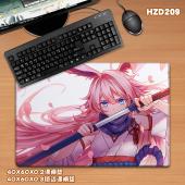 HZD209-崩坏学园 游戏40X60橡胶课桌垫