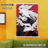 (60X90)BH2200 火影忍者 动漫白色塑料杆挂画