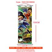 (50X150)BH058-海贼王塑杆布挂画