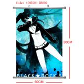 BH060-60X90黑岩塑杆布挂画(提前1天预定)