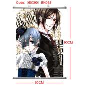 BH038-60X90黑执事塑杆布挂画(提前1天预定)