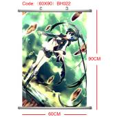 BH022-60X90黑岩塑杆布挂画(提前1天预定)