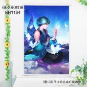 (60X90)BH1164-王者荣耀游戏白色塑料杆挂画