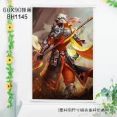 (60X90)BH1145-王者荣耀游戏白色塑料杆挂画