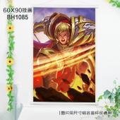(60X90)BH1085-王者荣耀游戏白色塑料杆挂画