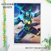(60X90)BH1070-王者荣耀游戏白色塑料杆挂画