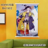 (60X90)BH1902-崩坏学园 游戏白色塑料杆挂画