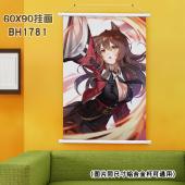 (60X90)BH1781-明日方舟 游戏白色塑料杆挂画