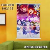 (60X90)BH2178-小林家的龙女仆 动漫塑料杆挂画