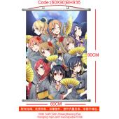 (60X90)BH936-LOVE LIVE动漫塑杆布挂画