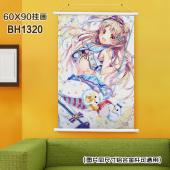 (60X90)BH1320-lovelive动漫白色塑料杆挂...