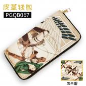 PGQB067 进击的巨人 动漫 皮革钱包