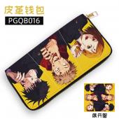 PGQB016 咒术回战 动漫 皮革钱包