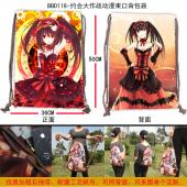 BBD118-约会大作战动漫束口背包袋