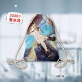 BBD258-情热传说动漫束口背包袋