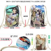 BBD201-在地下城寻求邂逅是否搞错了什么动漫束口背包袋