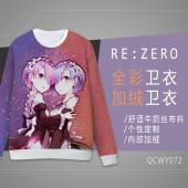 QCWY072-动漫精选全彩加绒卫衣