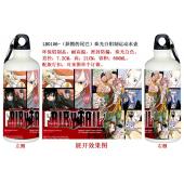 LH0106-（妖精的尾巴）珠光白铝制运动水壶