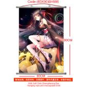 (60X90)BH986-机巧少女不会受伤动漫塑杆布挂画