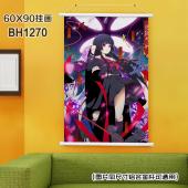 (60X90)BH1270-地狱少女 宵伽动漫白色塑料杆挂画