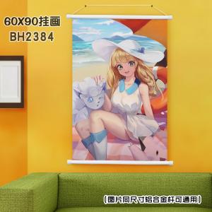 BH2384-宝可梦 动漫挂画（60x90)（MDM-119...