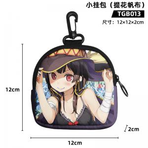 TGB013 为美好的世界献上祝福！ 动漫 小挂包（提花帆布...