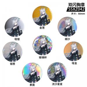 SSXZ042 蔚蓝档案 游戏 双闪胸章
