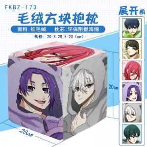 FKBZ173 蓝色监狱 动漫 方块抱枕